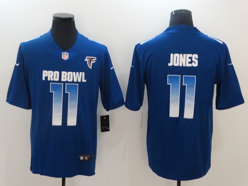 Men's Atlanta Falcons Julio Jones #11 Blue Jersey